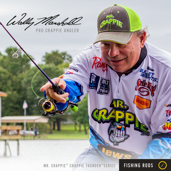 Buy Crappie Thunder 10' 2pc Rear Reel Seat Rod - High-Quality Fishing ...