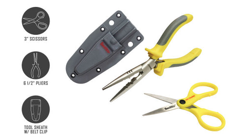 Smith's Mr. Crappie 6.5" Pliers and 3" Scissor Combo