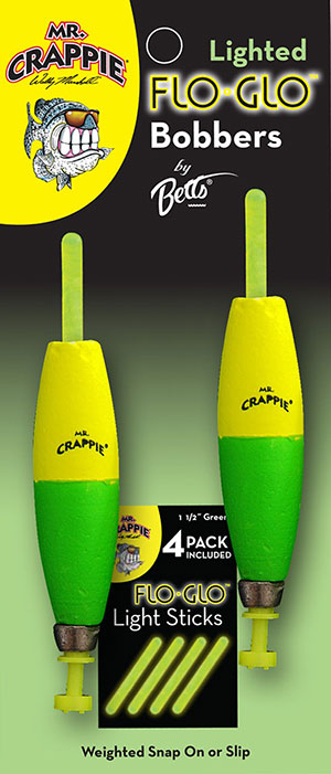 Betts® Mr. Crappie Slippers 2 Floats 3-Pack